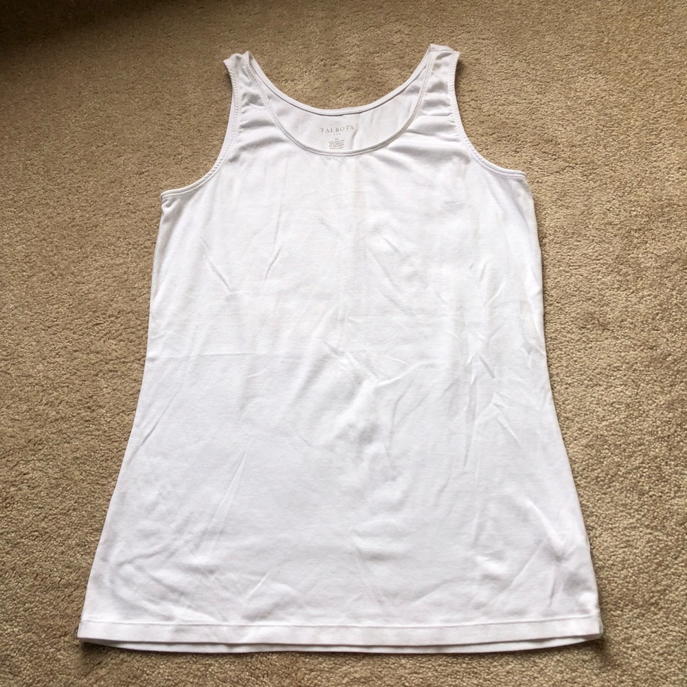 Talbots White Tank Top